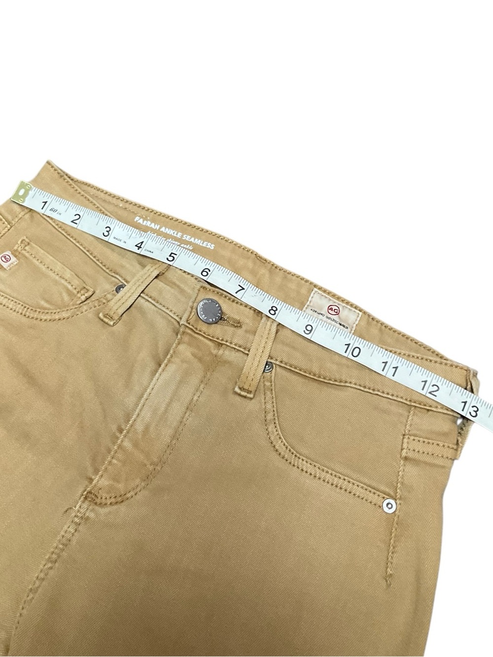 Ag Adriano Goldschmied Farrah Seamless Ankle Jeans Size 25 NWT - Picture 4 of 12